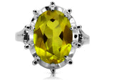 Silver 925 Peridot ring vrc079s Vintage vrc079s-yp