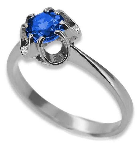 Vintage silver 925 Sapphire ring vrc348s Vintage vrc348s-sp
