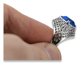 Vintage silver 925 Sapphire ring vrc030s Vintage vrc030s-sp