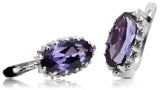 Silver 925 Vintage alexandrite earrings vec174s vec174s-ax