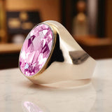Ring Amethyst Original Vintage 14K Rose Gold Vintage craft vrc077r