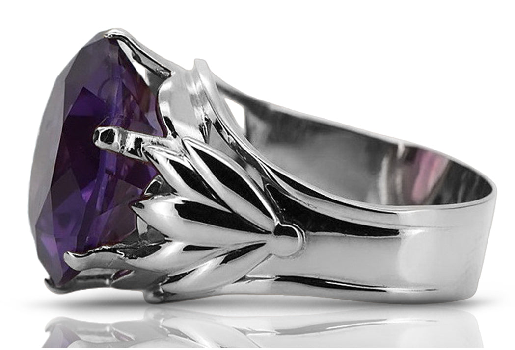 Vintage silver 925 Alexandrite ring vrc029s Vintage