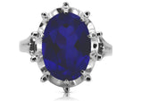 Silver 925 Sapphire ring vrc079s Vintage vrc079s-sp