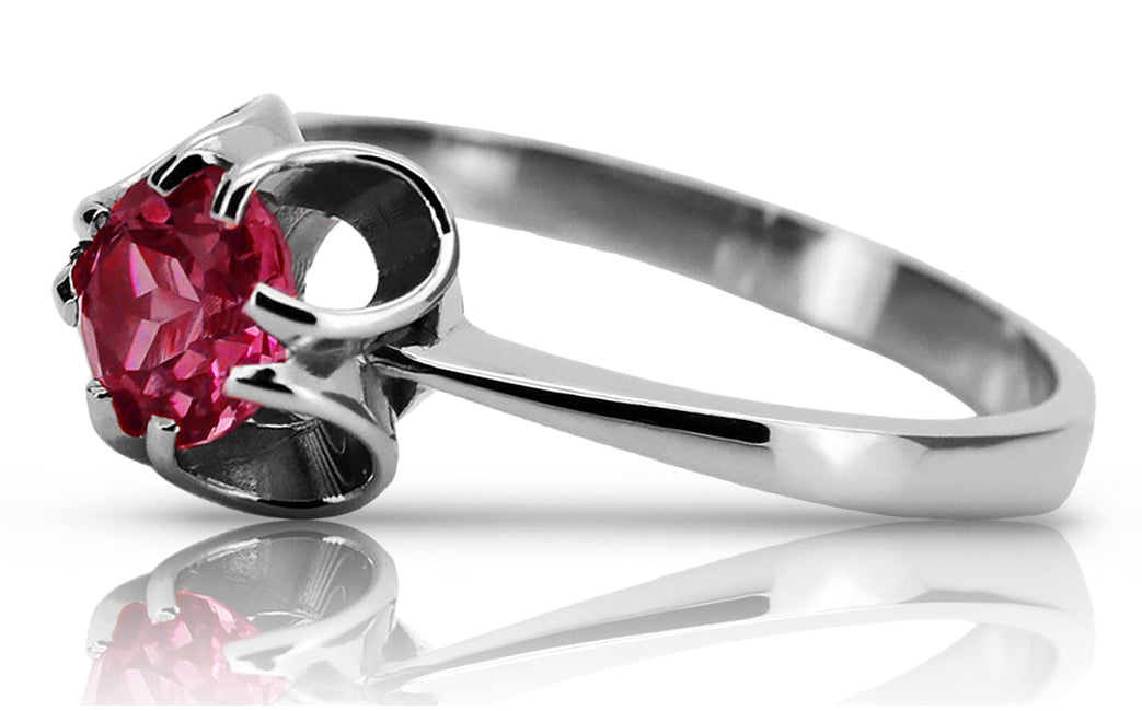 Vintage silver 925 Ruby ring vrc348s Vintage