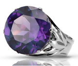 Vintage silver 925 Alexandrite ring vrc029s Vintage