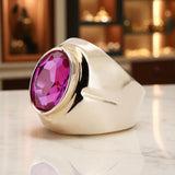 Vintage Ring Amethyst Original Vintage 14K Rose Gold vrc296r vrc296r-am