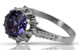 Vintage silver 925 Alexandrite ring vrc045s Vintage