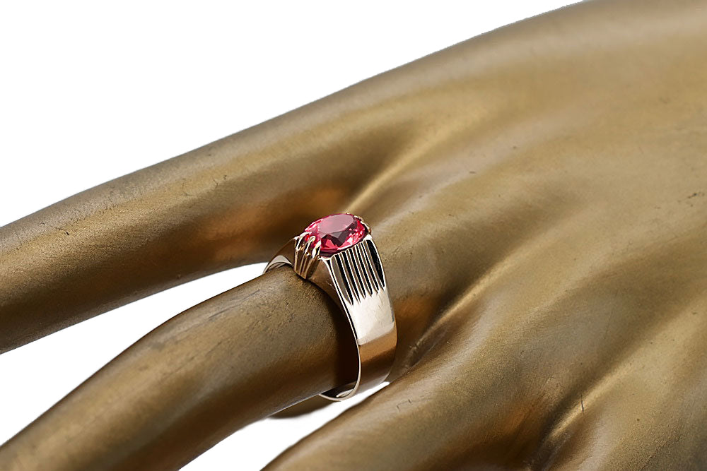 Ruby Original Vintage 14K Rose Gold Ring Vintage craft vrc007r vrc007r-rb