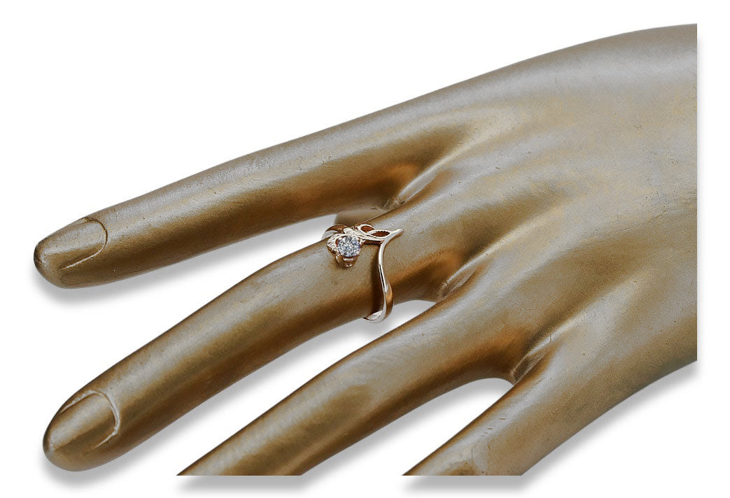 Vintage silver 925 Cubic Zircon ring vrc095s Vintage