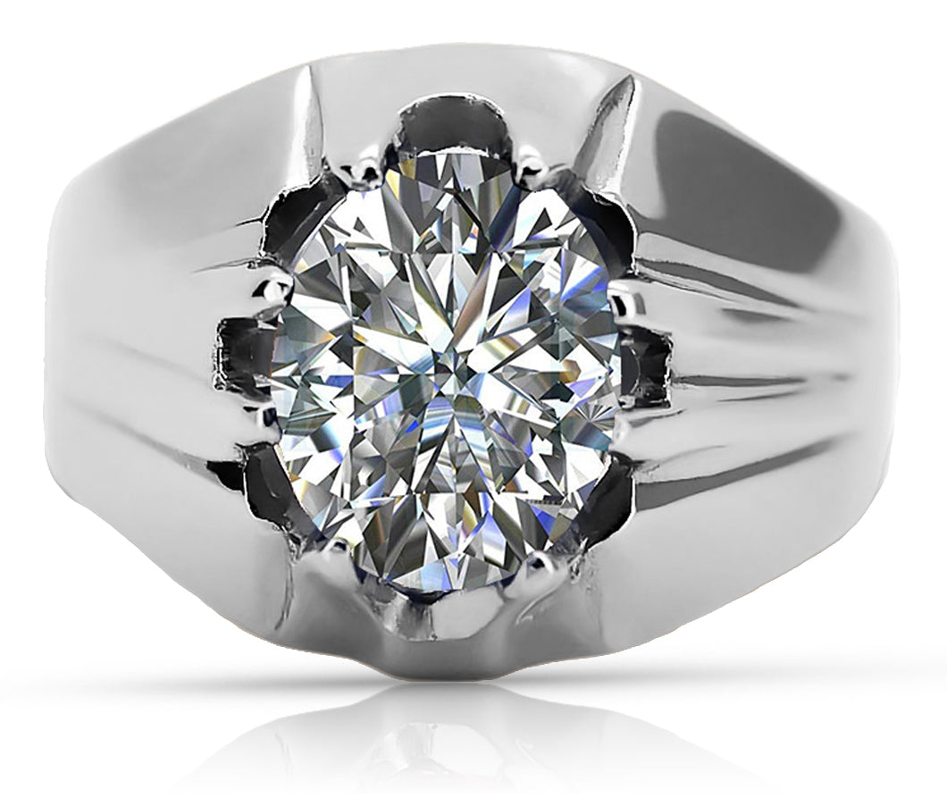 Vintage silver 925 Zircon ring vrc016s Vintage vrc016s-zi