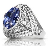 Vintage silver 925 Alexandrite ring vrc030s Vintage