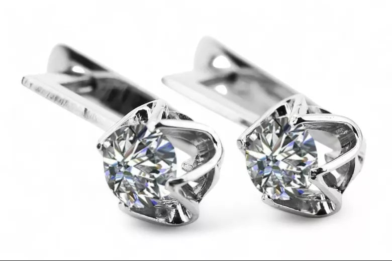 Earrings Setting Original Vintage 14K Rose Gold Vintage Jewlery vec005r vec005r-st