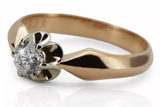 Ring Setting Original Vintage 14K Rose Gold Vintage style vrc321 vrc321r-st