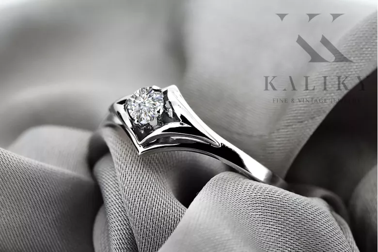 Ring Setting Original Vintage 14K Rose Gold Vintage style vrc351r vrc351r-st