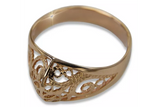 Vintage rose pink 14k 585 gold Vintage ring vrn062