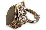 Vintage rose pink 14k 585 gold Vintage ring vrn008