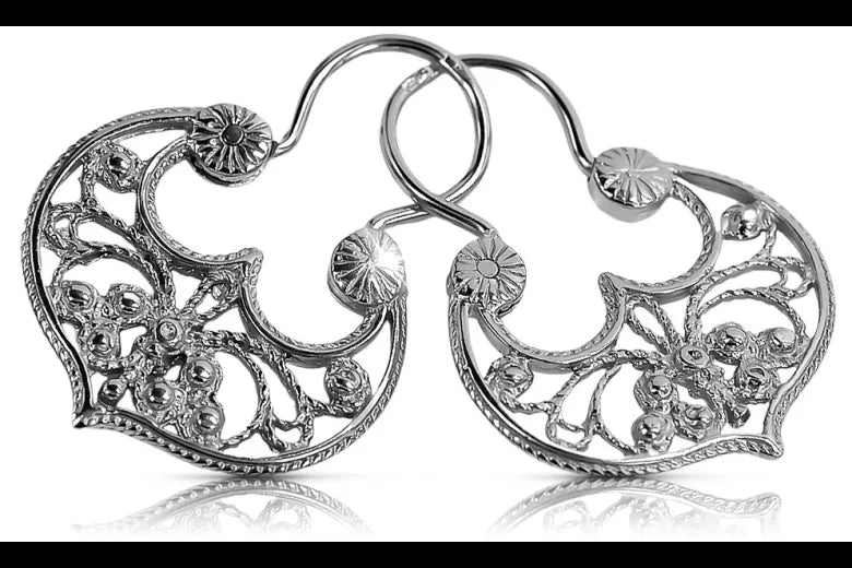 silver 925 Vintage earrings ven022s