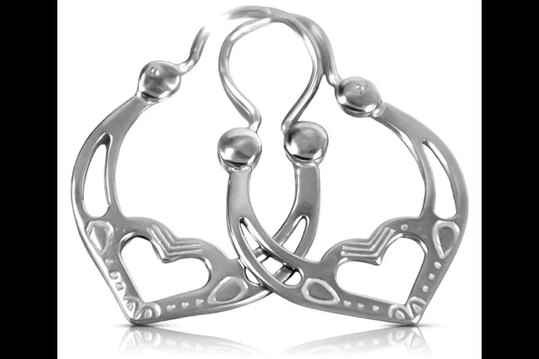 silver 925 Vintage earrings ven024s