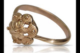 Rose pink 14k 585 gold Vintage ring vrn004 Russian Soviet Vintage style