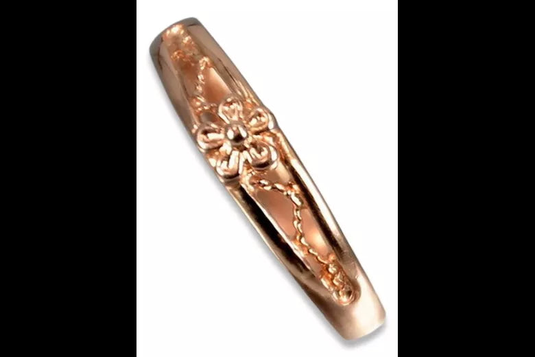Vintage rose pink 14k 585 gold Vintage ring vrn187