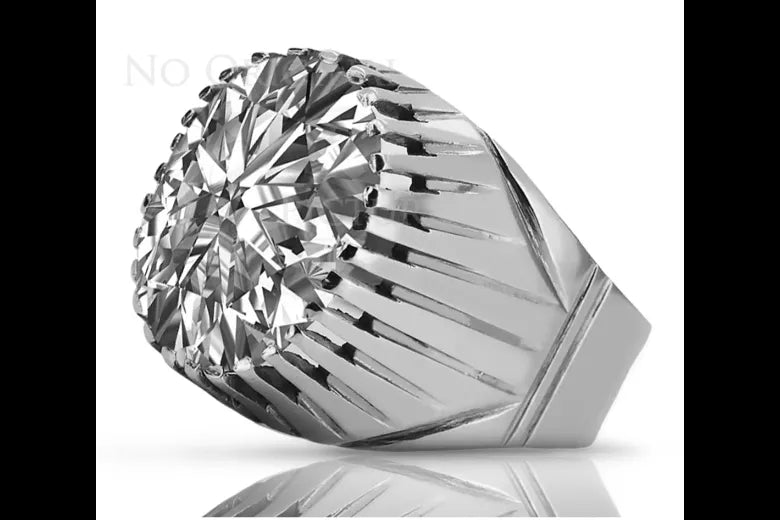 Rose pink 14k gold 585 ring Setting vrc048 Vintage Russian Soviet jewelry style