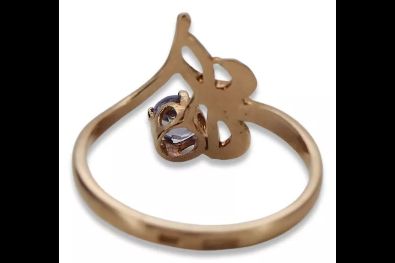 Vintage Rose pink 14k Gold 585 Ring setting vrc095 Vintage