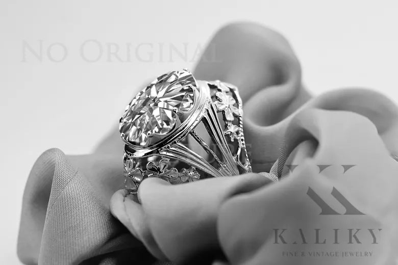 Vintage silver 925 ring Setting vrc031s Vintage