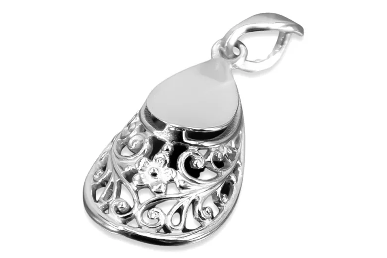 Vintage silver 925 Vintage horseshoe pendant vpn074s