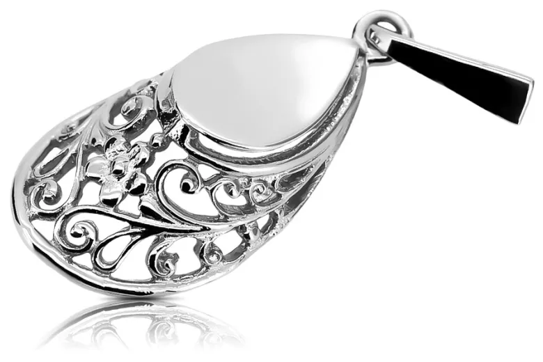 Vintage silver 925 Vintage horseshoe pendant vpn074s