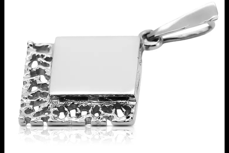 Vintage silver 925 Vintage leaf pendant vpn041s