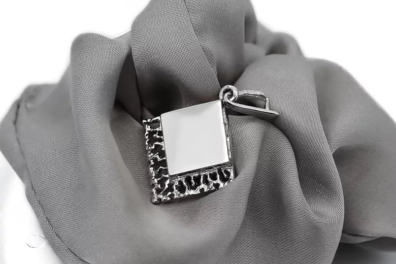 Vintage silver 925 Vintage leaf pendant vpn041s