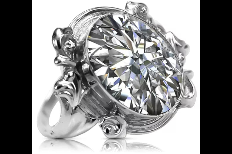 Setting Original Vintage 14K Rose Gold Ring Vintage Jewlery vrc100