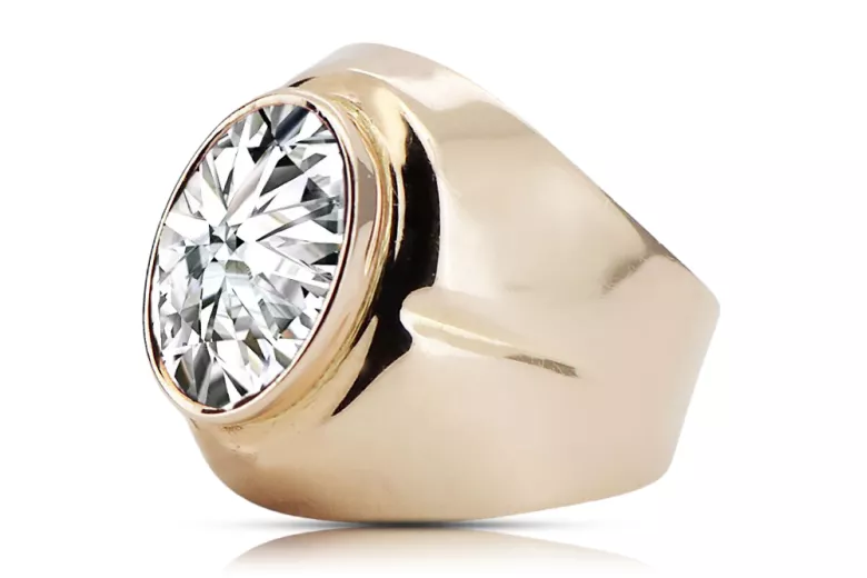 Setting Original Vintage 14K Rose Gold Ring Vintage Jewlery vrc296r vrc296r-st
