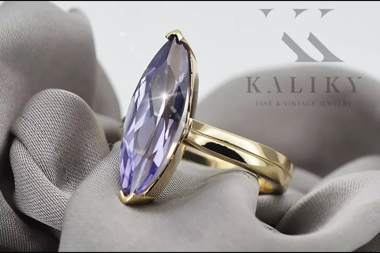 Setting Original Vintage 14K Rose Gold Ring Vintage style crc010r