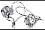 Silver 925 zircon earrings vec145s Vintage vec145s-zi