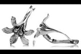Silver 925 Vintage earrings Flower ven222s