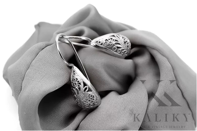 silver 925 Vintage earrings ven023s