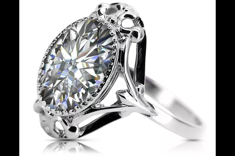 Sterling silver 925 Setting Ring Vintage craft vrc128s