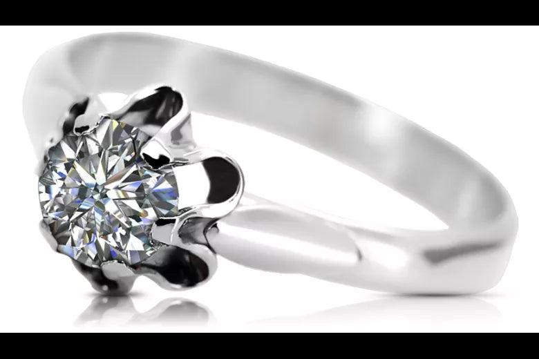 Sterling silver 925 Setting Ring Vintage Jewlery vrc094s