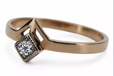 Vintage Ring Setting Original Vintage 14K Rose Gold vrc313r