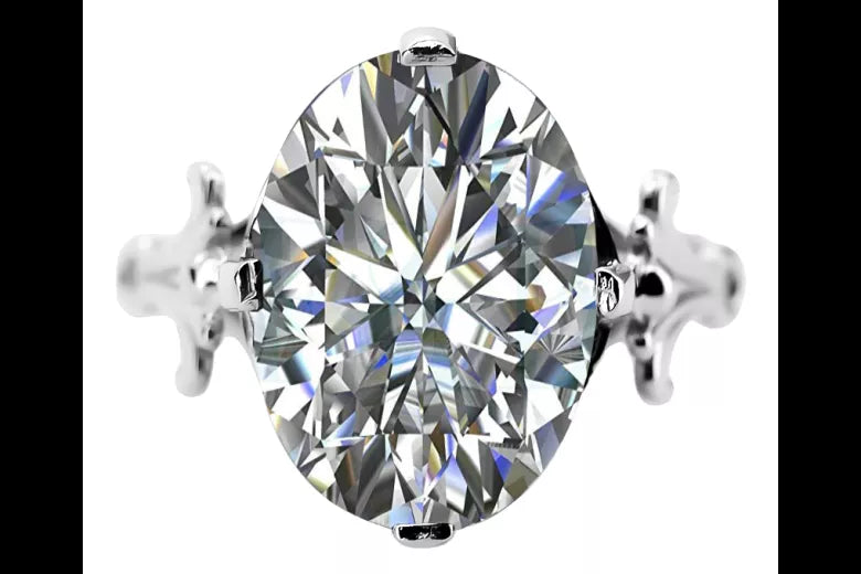 Vintage rose pink 14k gold 585 Setting ring vrc369