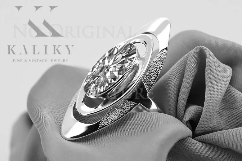 Vintage silver 925 Setting Ring vrc189s