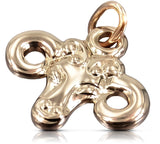 Rose Vintage 14k rose gold 585 Aries pendant vzp008